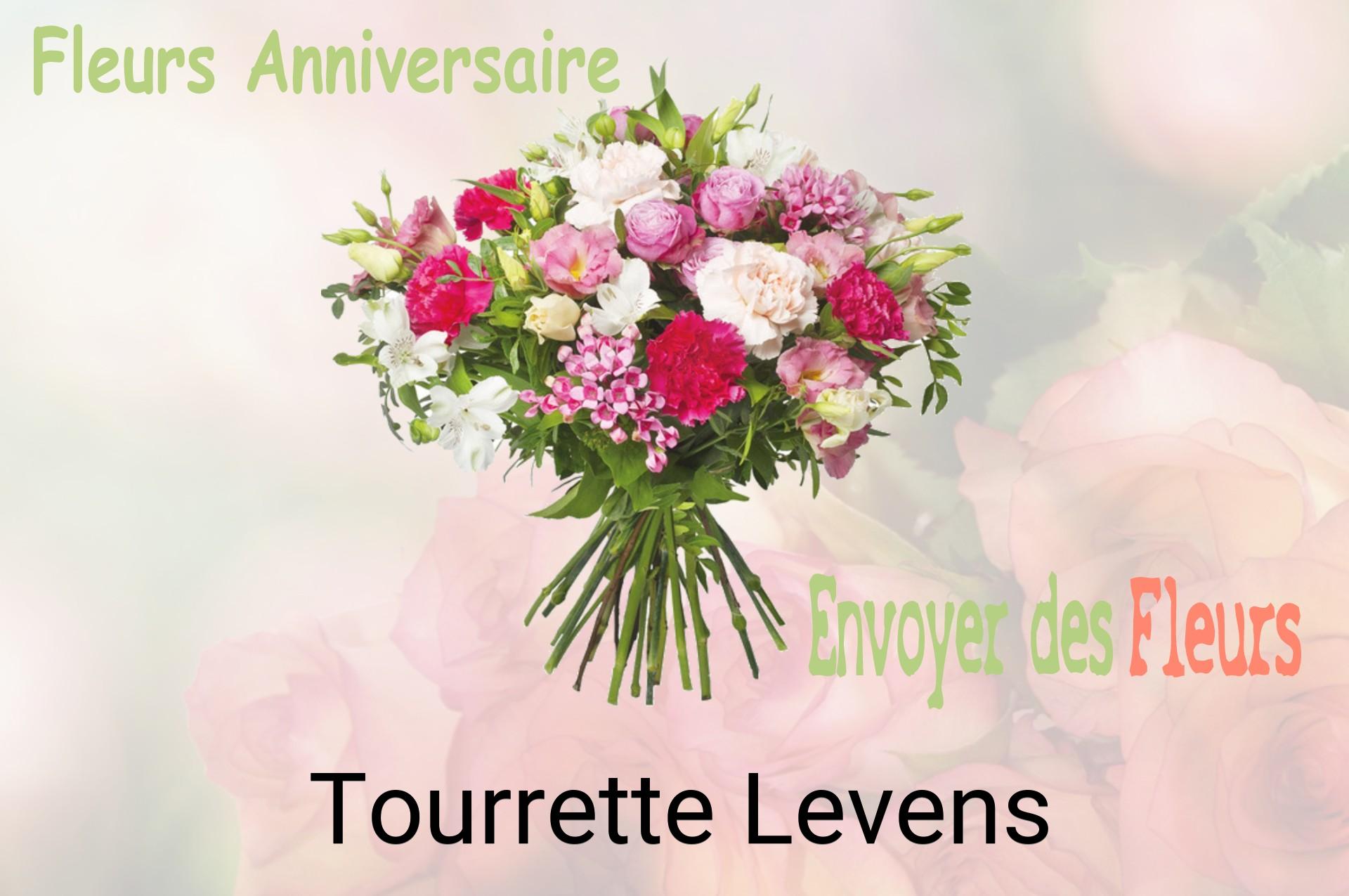 Bouquet de fleurs d’anniversaire livré à Tourrette-Levens